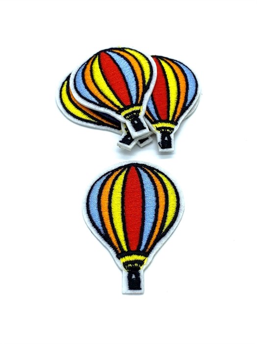Термоаппликации арт.KT #4-108 Воздушный шар 40х55мм уп.5 шт - фото 248026