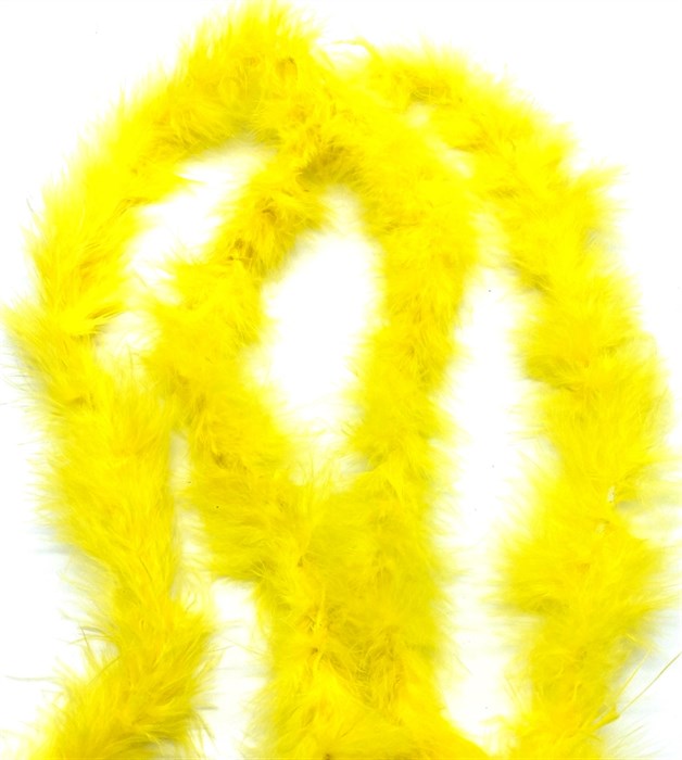 Боа-пух арт.BPKE-11gr цв.09 желтый (2 шт по 2м) - фото 250111