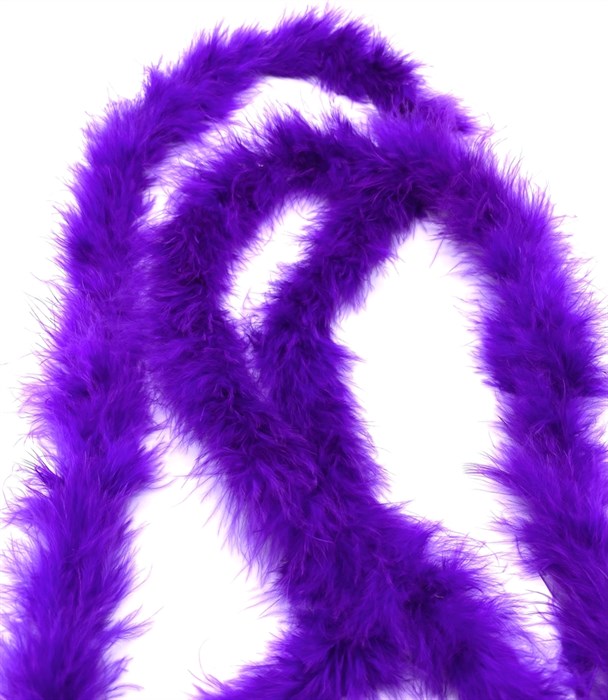 Боа-пух арт.BPKE-11gr цв.15 темно-фиолетовый (упак.1,9м) - фото 250121