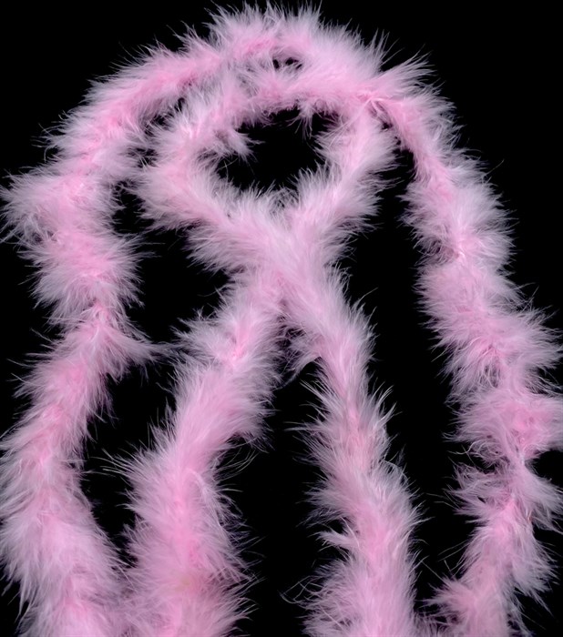 Боа-пух арт.BPKE-11gr цв.24 светло-розовый (упак.1,9м) - фото 250126