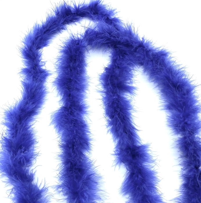 Боа-пух арт.BPKE-11gr цв.26 синий (2 шт по 2м) - фото 250129