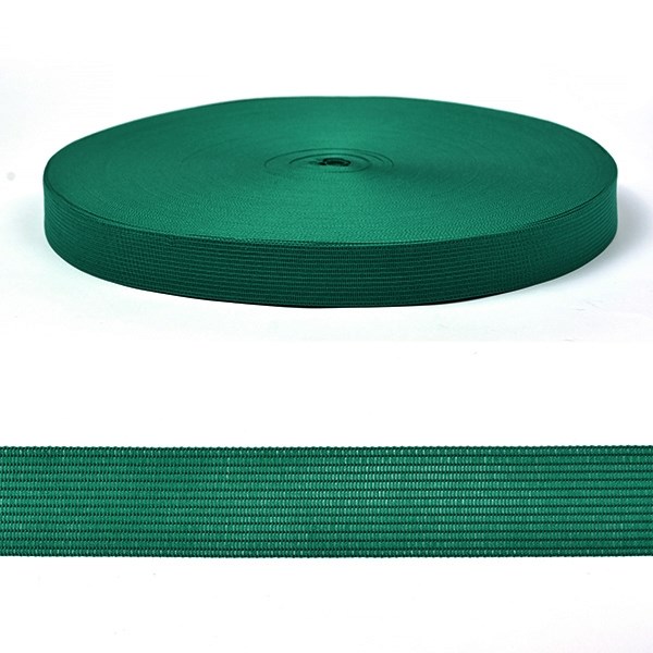 Тесьма вязаная окантовочная, 22мм, арт.4С-516/22 ,цв.123 т.зеленый - фото 251232