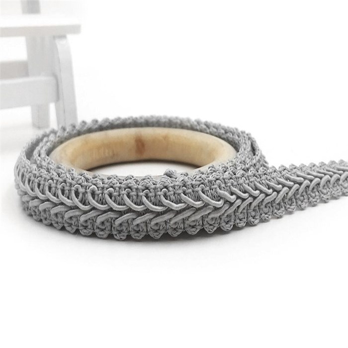 Тесьма Шанель арт.TSHK шир.12мм цв.серый уп.25м 306194 - фото 251706