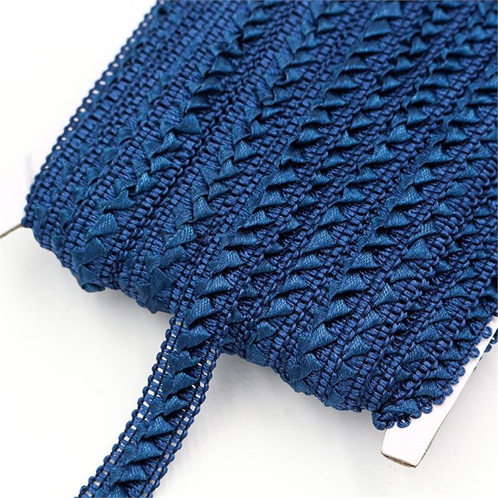 Тесьма Самоса арт.TSK шир.18мм цв.темно-синий уп.25м 306217 - фото 251724