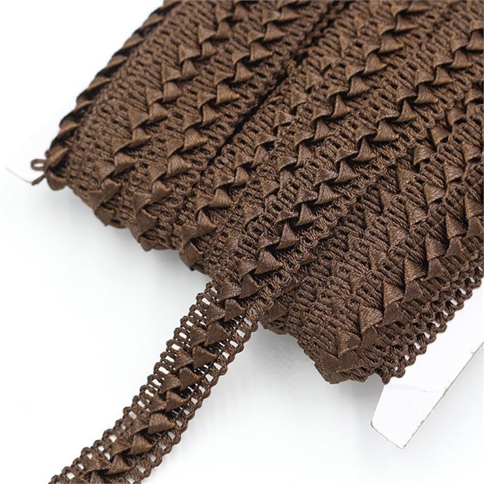 Тесьма Самоса арт.TSK шир.18мм цв.коричневый уп.25м 306218 - фото 251725