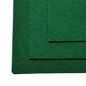 Фетр листовой жесткий IDEAL 1мм 20х30см арт.FLT-H1 уп.10 листов цв.667 т.зеленый
