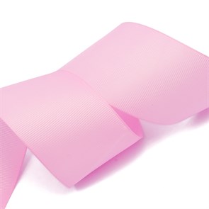 Лента Ideal репсовая в рубчик шир.50мм цв. 148 (034) холод.розовый уп.27,42м