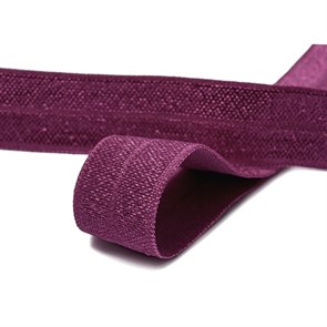 Резинка TBY бельевая (окантовочная блестящая) шир.15мм цв.S254 фиолетовый уп.10 м