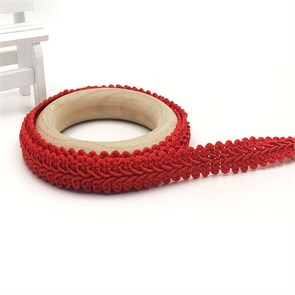 Тесьма Шанель арт.TSHK шир.12мм цв.красный уп.25м 306188
