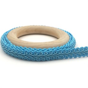 Тесьма Шанель арт.TSHK шир.12мм цв.ярко-голубой уп.25м 306192