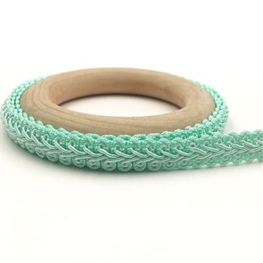 Тесьма Шанель арт.TSHK шир.12мм цв.мятный уп.25м 306203