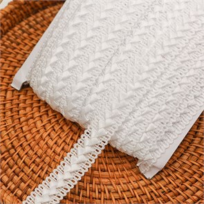 Тесьма Самоса арт.TSK шир.18мм цв.белый уп.25м 306208