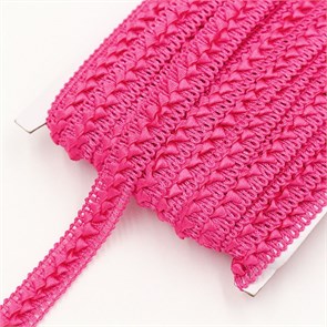 Тесьма Самоса арт.TSK шир.18мм цв.фуксия уп.25м 306215