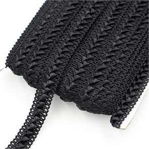 Тесьма Самоса арт.TSK шир.18мм цв.черный уп.25м 306219