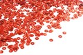 Пайетки плоские россыпью Ideal ТВY-FLK022 6мм цв.03 красный уп.50гр - фото 245375