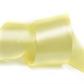 Лента атласная 2" (50мм) цв.4617 желтый IDEAL уп.27,4 м - фото 245646