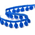 Тесьма с помпонами цв.F340 (040) синий арт.TBY-LC-20 шир.15-20мм - фото 245764