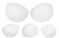 Чашечки корсетные TBY-11.01 с эффектом push-up р.one size цв. белый (2 пары) - фото 246599