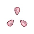 Стразы пришивные в цапах стекло TBY арт.MS.12.P цв.светло-розовый 10х14 мм, уп. 10шт - фото 246760
