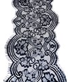 Кружево "реснички" арт.KRK-73136 шир.165мм цв.черный уп.3м - фото 247567
