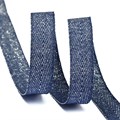 Тесьма киперная металлизированная 10 мм полиэстер арт.TBYT05 цв.S919 т.синий уп.22,85м - фото 247715
