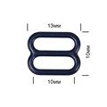 Пряжка регулятор для бюстгальтера металл TBY-57757 10мм цв.S919 темно-синий, уп.100шт - фото 248193