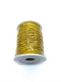 Резинка TBY шляпная (шнур круглый) цв.золото 1,5мм рул.100м 303425 - фото 248329