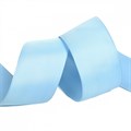 Лента Ideal репсовая в рубчик шир.38мм цв. S351 голубой уп.27,42м - фото 248841