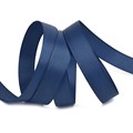 Лента Ideal репсовая в рубчик шир.15мм цв. 370 т.синий уп.27,42м - фото 249072