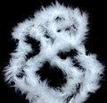 Боа-пух арт.BPKE-11gr цв.12 белый (2 шт по 2м) - фото 250125