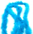 Боа-пух арт.BPKE-11gr цв.06 ярко-голубой (2 шт по 2м) - фото 250133