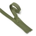 Молния MaxZipper пласт. потайная №3 20см н/р цв.F268 оливково-зеленый упак.10шт 305582 - фото 250332