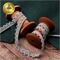 Тесьма вязаная 10мм TBY-5036.25 цв.25 св.серый уп.10м 302584 - фото 250508
