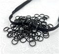Кольцо для бюстгальтера пластик d10мм арт.KBP-10 цв.черный уп.100шт (+-5шт) 305677 - фото 250881