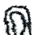 Боа-пух арт.BPKL-8gr цв.черный/серебро (упак.2м) - фото 251267
