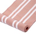 Подвяз трикотажный полиэстер арт.TBY.73094 цв.пыльно-розовый с белыми полосами, 14х100см уп.2шт 306169 - фото 251649