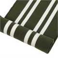 Подвяз трикотажный полиэстер арт.TBY.73082 цв.олива с белыми полосами, 14х100см уп.2шт 306165 - фото 251652