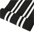 Подвяз трикотажный полиэстер арт.TBY.73013 цв.черный с белыми полосами, 14х100см уп.2шт 306159 - фото 251658